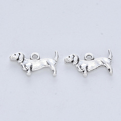 Pendentifs en alliage de style tibétain&nbsp;X-TIBE-R316-071AS-RS