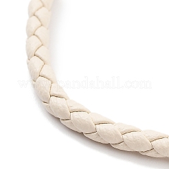 Geflochtene runde Kunstlederarmbänder herstellen&nbsp;BJEW-H610-03G-08