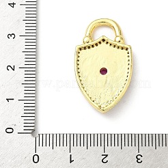 Colgante micropavé cubic zirconia de latón&nbsp;KK-F905-24G-02