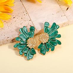 Orecchini a bottone vintage con fiori da donna&nbsp;JE1095B