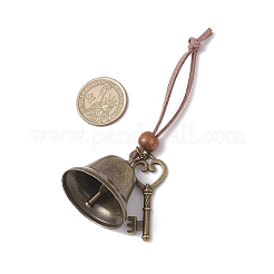 Fer cloche pendentif décorations&nbsp;HJEW-JM03775