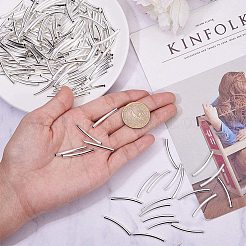Perles tubulaires en laiton&nbsp;KK-PH0036-19