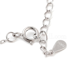 925 bracciali a catena con cavo in argento sterling&nbsp;STER-Z009-02S
