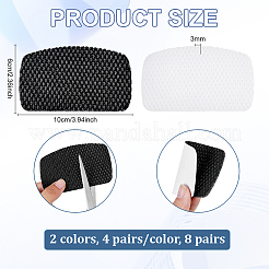 8 Paar selbstklebende Fersenkissen-Sets aus Polyester in 2 Farben&nbsp;FIND-BC0014-52