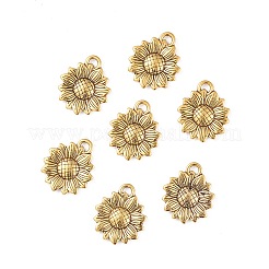 Sonnenblume tibetischen Stil Legierungsanhänger&nbsp;TIBEP-YW0001-52AG