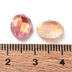 Galvanisieren k9 glas strass cabochons&nbsp;RGLA-M016-D01-AM