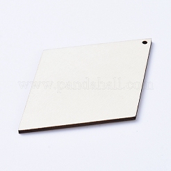 Bois naturel gros pendentifs&nbsp;WOOD-WH0100-43C