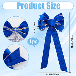 Décoration de nœud papillon en tissu&nbsp;AJEW-WH0523-29