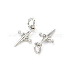 Pendentifs en laiton&nbsp;KK-D386-08P