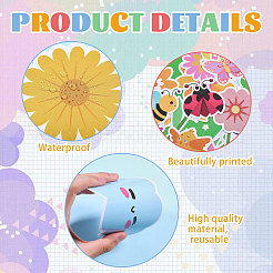 Pinnwanddekoration aus beschichtetem Papier&nbsp;AJEW-WH0747-001