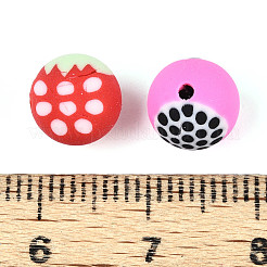 Perline in argilla polimerica fatte a mano con tema frutta&nbsp;CLAY-T022-04M