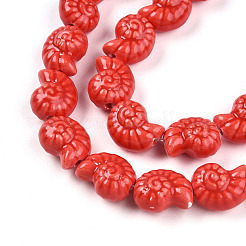 Chapelets de perles en porcelaine manuelle&nbsp;PORC-I028-02H