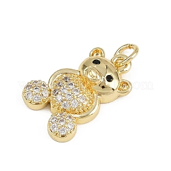 Colgante micropavé cubic zirconia de latón&nbsp;KK-D409-45G-A