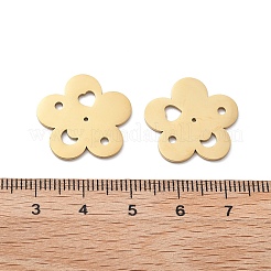 Dijes de conector de flor hueca cortados con láser de acero inoxidable 304&nbsp;STAS-M111-10G