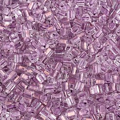 Interno trasparente colora perline di vetro&nbsp;SEED-T007-13J