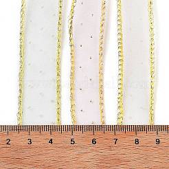 12 Yards 4 Farben Polyester & Polycotton Mesh Bänder Sets&nbsp;SRIB-M012-03