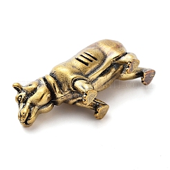 Nashornfiguren aus Messing&nbsp;DJEW-C017-01AB