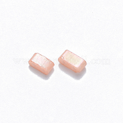 Perles de verre à peinture cuite à 2 trou fgb&nbsp;X-SEED-S031-M-596