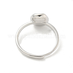 Ajustes de anillo de puño abierto con clavija de copa de latón&nbsp;LS-KK-G518-10P-04