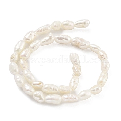 Natürliche Keshi-Perlen-Zuchtperlenstränge aus Süßwasserperlen&nbsp;PEAR-P062-25C