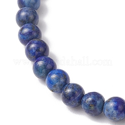 Bracelets extensibles en lapis-lazuli naturel et cornaline naturelle&nbsp;BJEW-JB11964