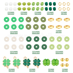 Kit de fabrication de bijoux DIY pour la Saint-Patrick&nbsp;DIY-SC0023-84