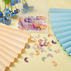 108pcs 6 Farben transparente Glasanhänger&nbsp;GLAA-BT0001-04