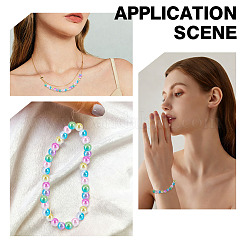 1500 pièce de perles imitation perle ABS bicolores&nbsp;KY-HY0001-31