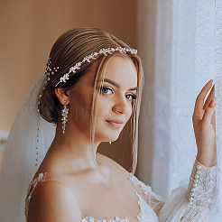 Legierung mit Strass Haarbänder für Frauen Mädchen&nbsp;AJEW-WH0609-316P