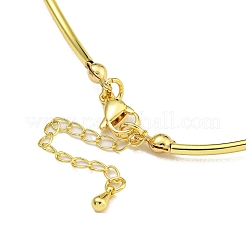 Halsketten mit Perlen und Schleife aus Messing und ABS-Kunststoff&nbsp;NJEW-C059-05G