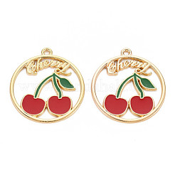 Pendentifs d'émail en alliage&nbsp;ENAM-S126-107-NR