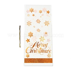 50 Stück transparente Zellophan-Verpackungsbeutel mit „Frohe Weihnachten&nbsp;LS-ABAG-C013-03
