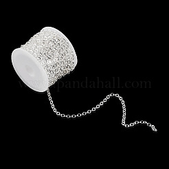 Cadenas portacables ovaladas planas de latón de 5 m&nbsp;CHC-TADJ0001-02S