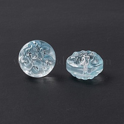 Perle di vetro verniciate a spruzzo trasparente&nbsp;GLAA-E038-02