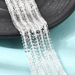 Chapelets de perles en cristal de quartz synthétique&nbsp;G-F086-C-01