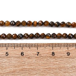 Natürlichen Tigerauge Perlen Stränge&nbsp;G-B190-B03-4mm