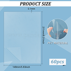 A5 transparente doppelseitige Klebeaufkleber für Haustiere&nbsp;AJEW-WH0513-22