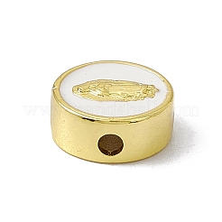 Emaille-Perlen aus echtem 18 Karat vergoldetem Messing&nbsp;LS-KK-A170-02G-02