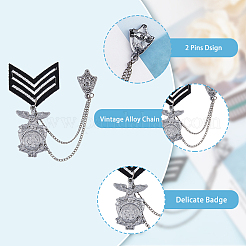 2 épingle à revers style République française&nbsp;JEWB-FH0001-18