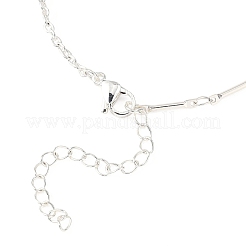 Messing-Gliederkette & 304 Edelstahl-Kabelkette Armbandherstellung&nbsp;AJEW-JB01421-03