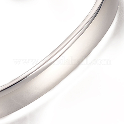 Bracciali a polsino in acciaio inossidabile 304&nbsp;STAS-I110-10-8mm