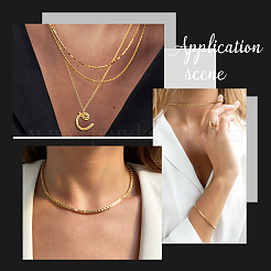 DIY-Kits zur Herstellung von Kettenarmbändern und Halsketten&nbsp;DIY-SC0020-21G