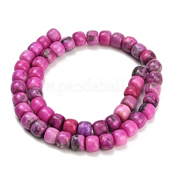 Gefärbt natürlichen weißen Jade Perlen Stränge&nbsp;GG-CBAA20A-01B-03