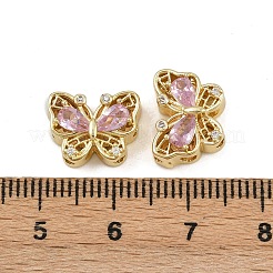 Mehrsträngige Glieder aus Messing mit Pavé-Kubikzirkonia&nbsp;ZIRC-F145-03G-02