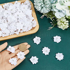 100 stücke polyester strass blume für ornament appliques diy hochzeit&nbsp;FIND-SP0004-90