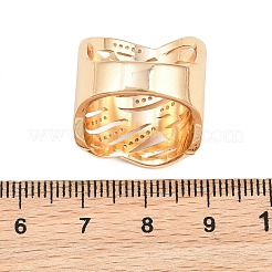Fingerringe aus Messing mit Mikropavé-Kubikzirkonia für Damen&nbsp;CU-CBAA973-01G