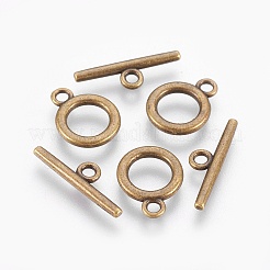 Legierung Knebel Verschlüsse&nbsp;LS-TIBE-EA774Y-AB-RS