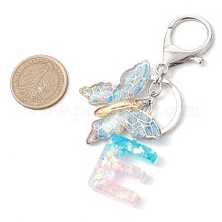 Portachiavi in resina e acrilico a forma di farfalla&nbsp;X1-KEYC-JKC01067-05