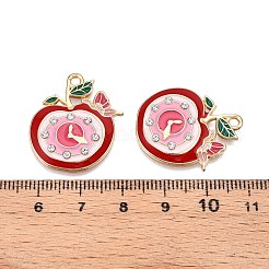 Crémaillère placage pendentifs en émail d'alliage&nbsp;ENAM-N056-423