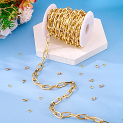 DIY-Kit zur Herstellung von Armbändern/Halsketten aus Aluminium-Büroklammerketten&nbsp;DIY-TA0012-91G